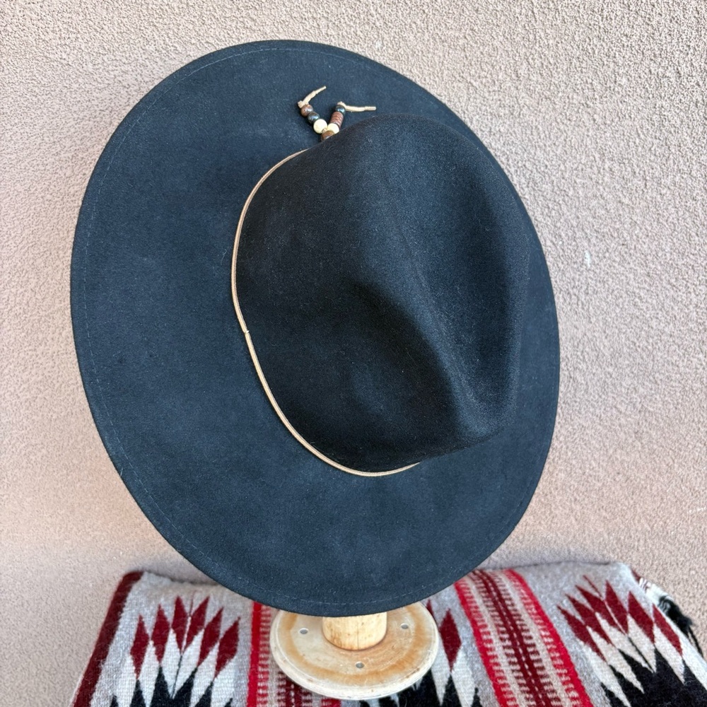 Free People 100% Wool Black Hat